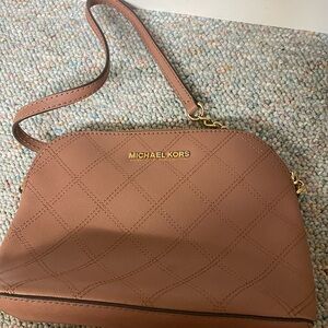 Michael Kors blush pink cross body